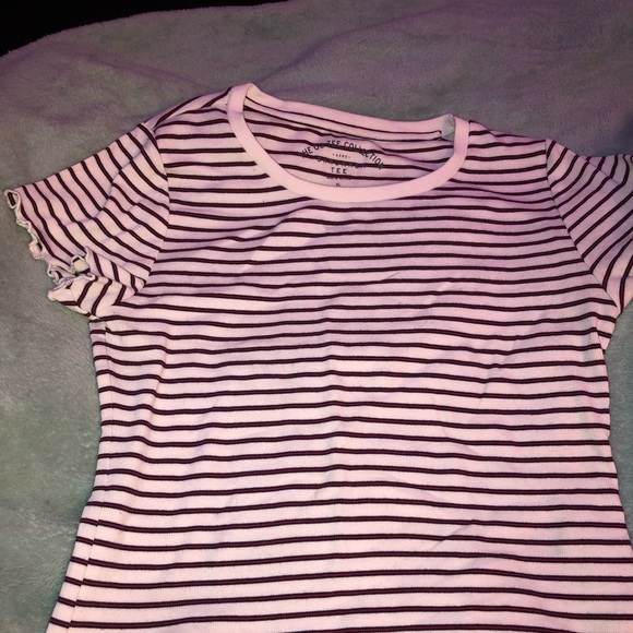 Ruffled Stripped Shirt - Picture 1 of 1